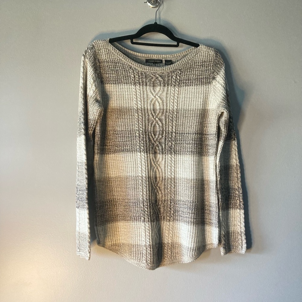 Jeanne Pierre Sweater S  100% Cotton Dark Acadamia.